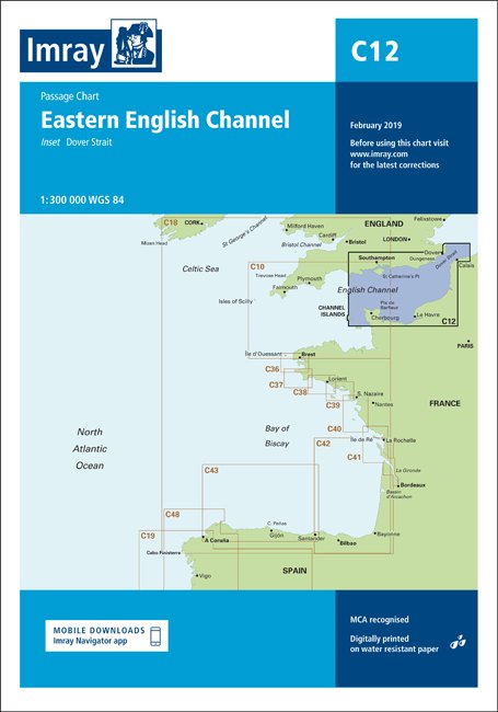 Imray Imray C12 Eastern English Channel