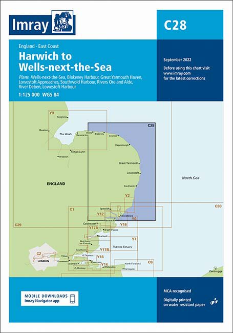 Imray Imray C28 Harwich to Wells-next-the-Sea