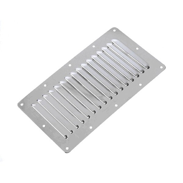 C.Quip Stainless Steel Louvered Vent 128 x 232mm