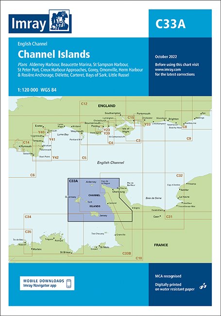 Imray Imray C33A Channel Islands (North)