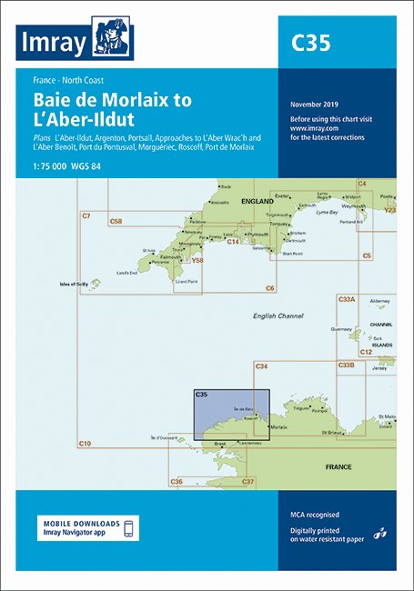 Imray Imray C35 Baie de Morlaix to L'Aber-Ildut
