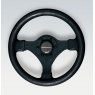 Ultraflex V45 280mm Black Soft Grip Steering Wheel - Compact diameter