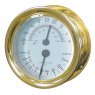 Meridian Zero Capstan Brass Thermometer Hygrometer