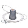 Zinc Hanging Anode 2.5 Kilo - 6mtr Cable