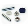 Stainless Steel Canopy Press Stud Kit Fabric-Wood/GRP