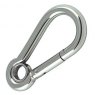 8x80 mm Stainless Steel Carbine Hook with Eyelet