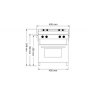 Leisure Products Tasman 4500 LPG 2 Burner Hob/Grill (No Ignition)