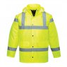 Hi Vis Yellow Padded Traffic Jacket - X Large Only Last Few To Clear