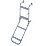 5 Step 3+2 90º Crook Stainless Steel Boarding Ladder