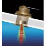 Raymarine B60 600W Depth & Temp Bronze Through Hull Transducer with 12º Tilted Element