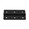 Polyamide Plastic Hinge 40x75x3.5mm Black