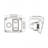 Seaflo Seaflo Alarm Switch Panel Only 24V