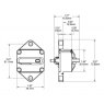 Blue Sea Blue Sea 285 Panel Mount Circuit Breaker 100A