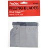 Prodec ProDec PFB4P 4 pack Filling Blades for Applying and Smoothing Fillers, Silver