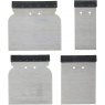 Prodec ProDec PFB4P 4 pack Filling Blades for Applying and Smoothing Fillers, Silver