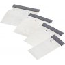 Prodec ProDec PFB4P 4 pack Filling Blades for Applying and Smoothing Fillers, Silver
