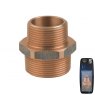 Guidi Bronze Reducing Nipple M-M 2 in x 1 in 1/4