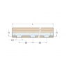 Guidi Guidi Brass Thruhull 2Inh100