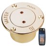 Guidi Guidi Polished Brass Deck Fillers in WATER in 1 in 1/2