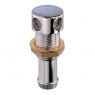 Guidi Chrome-Plated Brass Straight Gas Tank Vent - 16 mm