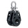 Harken BLK-40MM DBL CARBO W/RATCHET
