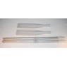 IBS Alu Oars 160cm Including Hole with Removable Blade Grey (Pair)