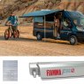 Fiamma F80S 340 Awning Titanium - Royal Blue (07832C03Q)