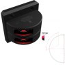 Lopolight Lopolight 2nm 112,5° Red, Port - Silver, Black or White