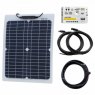 Photonic Universe Photonic Universe 20W 12V Reinforced Semi-flexible solar charging kit