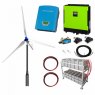 Photonic Universe Photonic Universe 1kW grid-tie wind turbine kit with 5.5kW hybrid inverter and 24kWh battery bank fo