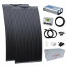 Photonic Universe Photonic Universe 2kW complete van conversion kit with 2 x 160W black semi-flexible solar panel, 200