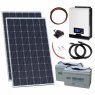Photonic Universe Photonic Universe 600W 24V Complete Off-grid solar power system with 2 x 300W solar panels, 2kW hybr