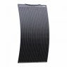 Photonic Universe 100W black semi-flexible fibreglass solar panel with durable ETFE coating