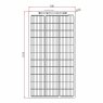 Photonic Universe 100W black semi-flexible fibreglass solar panel with durable ETFE coating