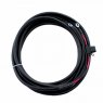 Photonic Universe 5m 6.0mm2 dual core extension cable with a fuse holder, 20A fuse and ring terminal