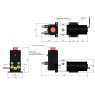 Hy-Pro Drive Hy-Pro Drive PR+ RRV REVERSING MARINE HYDRAULIC PUMP WITH RESERVOIR AND RELIEF VALVES