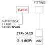 Hy-Pro Drive Hy-Pro Drive R4306 HYDRAULIC STEERING FLUID RESERVOIR