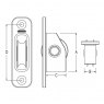Ronstan Series 40 Ball Bearing Exit Block, Narrow