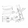 Nuova Rade Toilet Major Service Kit for manual toilet LT-0 & LT-1