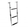 Foldable Ladder for Platform, 1+2 steps, Inox 316, L740xW276mm