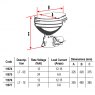 Nuova Rade Nuova Rade Electric LT Marine Toilet 12/24v