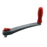 Lofrans' Winch Handle, Glass Reinforced PA, with lock, 25cm, Grey