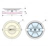 Nuova Rade ST LINE Inspection Hatch - Watertight