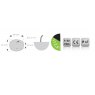 Mantagua MANTAGUA Navigation Sidelight  - <20m boat - starboard green 112.5° without black cover cap