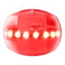 Mantagua Navigation Sidelight - <20m boat - Port Red 112.5° without black cover cap