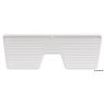 Knurled plastic stern protection plate