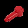 VTE Europe CableCap 2AWG to 2/0AWG 32mm2 to 62mm2 Stud Red