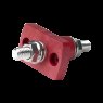 Blue Sea Systems TermSm FeedThrough 5/16-18 Stud Red