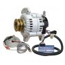 Balmar KIT, 60 Series 100a SaddleMT Alternator, MC Regulator, DV