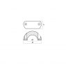 Tecnoseal Tecnoseal Zinc 20mm Shaft Collar Anode Hydrodynamic Shape 00550/1
